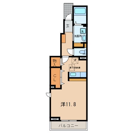 吉良吉田駅 徒歩19分 1階の物件間取画像